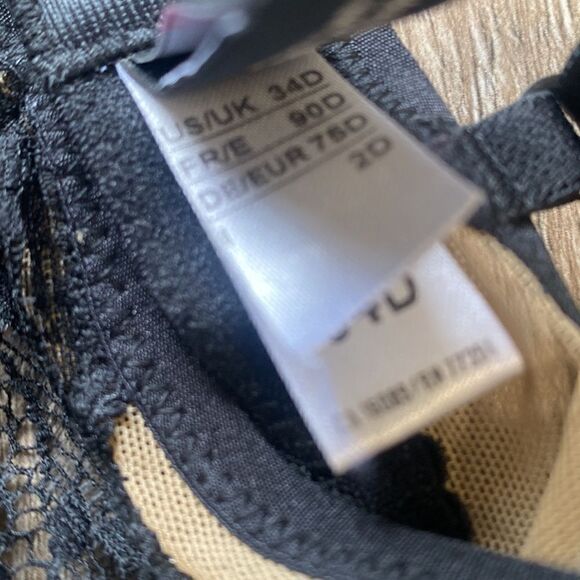 Cosabella Black Lace & Sheer Nude Unlined Underwire Bra - Picture 4 of 6